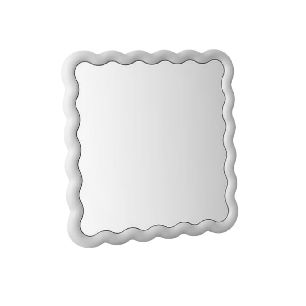 Stylish Scalloped Edge Decorative Mirror**