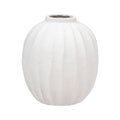 White Textured Round Planter Pot - Stylish Indoor/Outdoor Decor